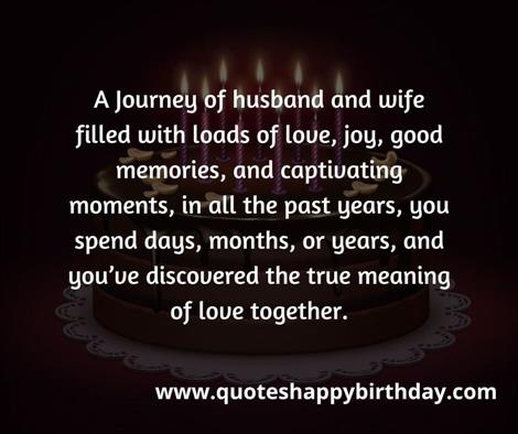 A Journey of husband and wife filled with loads of love, joy,